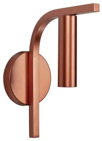 Arandela Platinum 11X25,5X25Cm 1Xmr11 - Usina 16935/1 (PT / CP-M - Preto texturizado / Champanhe Metálico)