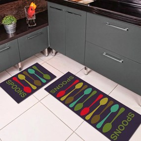 Jogo de Tapete de Cozinha, Spoons - 2 Pças