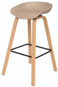 Banqueta Toledo Polipropileno Fendi com Base em Aço 83cm - 70814 Sun House