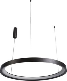 Pendente Led Metal Aluminio Grafite 48W 3000K Giro