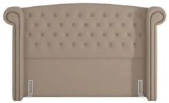 Cabeceira Cama Box Casal King 195cm Provença Z37 Linho Bege - Mpozenat