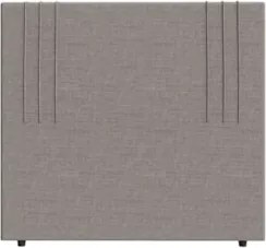 Cabeceira Cama Box Solteiro 90cm Estofada Rama Linho Neutro Z04 - Mpoz