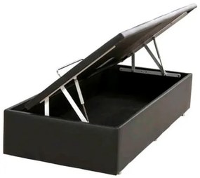 Base Bau Physical Corino Preto Solteiro Corino Preto 88cm - 48503 Sun House