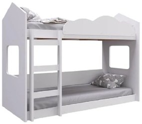 Cama Beliche Montessoriano Casinha By700 - Branco