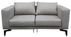 Sofá Concept 2 Lugares cor Cinza com Pés Pretos 170cm - 58446 Sun House