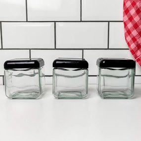 Kit com 3 Potes Tendenza 750 ML Preto