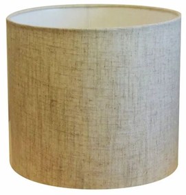Cúpula Abajur Cilíndrica Cp-8015 Ø35x25cm Rustico Bege