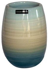 Vaso Aberto P decorativo em Cerâmica Carolina Haveroth – Borboleta Alto Brilho Kleiner