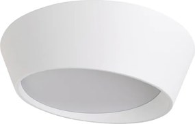 Plafon Led De Sobrepor Assimétrico Branco 45w 3000k Crater