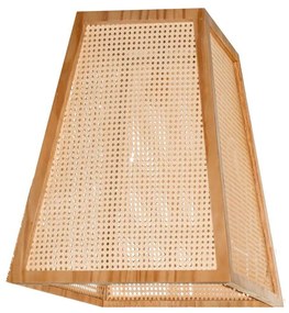 Luminária com Palha Sextavada Mikonos - Mel Kleiner