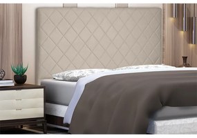 Cabeceira Cama Box Casal King 195cm Esmeralda Veludo Bege - Sheep Estofados - Bege