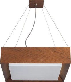 Pendente Acrilico Madeira Imbuia Squadro