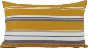 Capa almofada LYON Veludo estampado Listra Mostarda 30x50cm