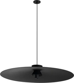 Pendente Led Alumínio Preto 5w 2700k Ø50cm Colibri