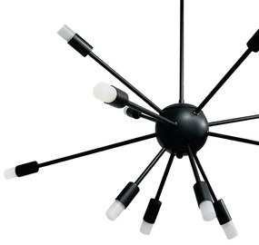 Pendente Sideral Ø73X62Cm Led 30W - Usina 19720/6 (FN-F - Fendi Fosco, 3000k, 110v)