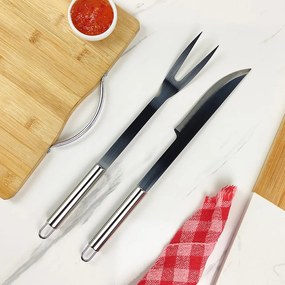 Jogo Para Churrasco - Inox (2 Peças)