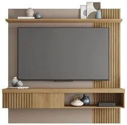 Painel para TV Suspenso 65 Pol. Helen C01 Buriti/Fendi - Mpozenato