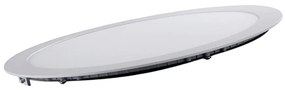 Luminária De Embutir Redondo 24W 3000K Led Bivolt Ø29X2,5Cm Downlight... (Branco)