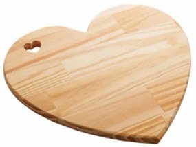 Tábua Madeira Coração Pinus 33x30x2cm 13457 Woodart