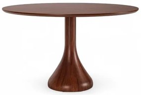 Mesa Jantar Maribela Redonda Cor Castanho 100cm - 76765 Sun House