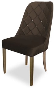 Cadeira de Jantar Dublin Suede Marrom