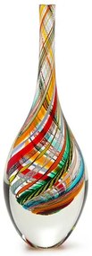 Gota Alta Hippie Torcido Murano Cristais Cadoro