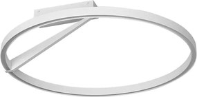 Plafon Led De Sobrepor Dimerizável 38w 3000k Circle - BRANCO