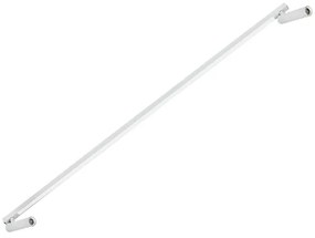 Plafon Led Sobrepor Retangular 27,6W Luz Amarela Fit - BRANCO