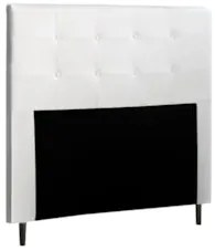Cabeceira Cama Box Casal King 193cm Luna Sintético Branco Z51 - Mpozen