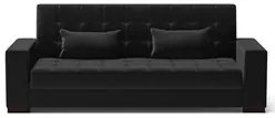 Sofá Cama para Sala de Estar Lisboa Linho Preto - Ibiza