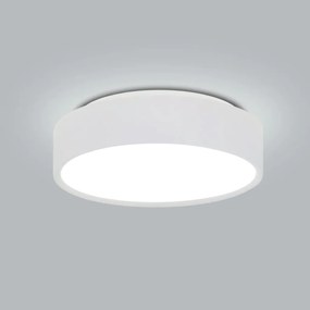 Plafon De Sobrepor Redondo Clear Ø42X11Cm 4Xe27 / Metal E Acrilico | U... (CB-M - Cobre Metálico)