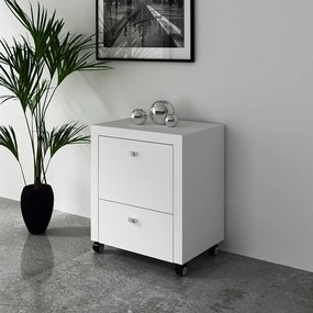 Gaveteiro para Escritório Home Office ME4112 MDP Branco G69 - Gran Belo