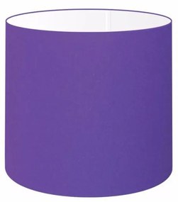 Cúpula Abajur Cilíndrica Cp-7005 Ø18x18cm Roxo