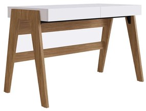 Escrivaninha Trend com 02 Gavetas Hanover e Off White A05 - D'Rossi