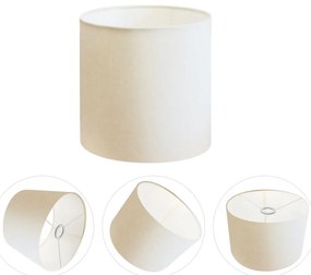 Cúpula Abajur Cilíndrica Cp-7005 Ø18x18cm Branco