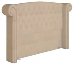 Cabeceira Cama Box King 195cm Provença Z37 Boucle Bege - Mpozenato