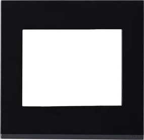 Placa Suporte 4x4 6 Postos Vidro Dark Grafite Orion Class