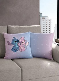Capa de Almofada Stitch Love 1 Peça