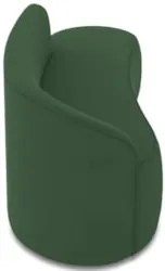 Sofá 3 Lugares Para Sala 180cm Orgânico Wendi Veludo Verde I01  - Mpoz