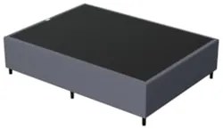 Base para Cama Box Casal 138x188cm Hit Z04 Suede Cinza - Mpozenato