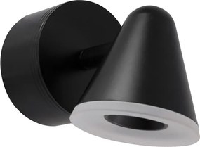 Arandela Led Alumínio 5w 3000k Flora - PRETO
