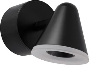 Arandela Led Aluminio 5W 3000K Flora - PRETO
