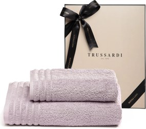 Jogo Toalha de Banho e Rosto Trussardi 100% Algodão Imperiale c/ Caixa de Presente - Fiore  Fiore