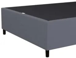 Base para Cama Box Casal 138x188cm Hit Z04 Suede Cinza - Mpozenato