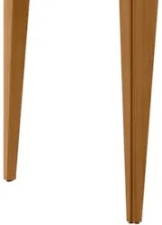 Mesa de Jantar Retangular 120cm 4 Lugares Yuma Ypê/Preto N02 - Mpozena
