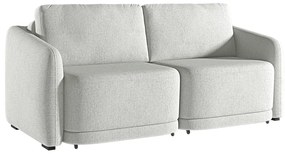 Sofá Cama Modulado Retrátil e Reclinável Decorativo Varsóvia 176cm Linho Cinza G33 - Gran Belo