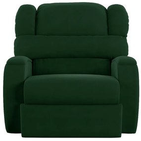 Poltrona do Papai Sala de Cinema Reclinável Kylie Manual Veludo Verde Esmeralda G23