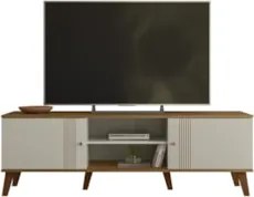 Rack Bancada Para TV 65 Pol 160cm Sia Off/Nature Z49 - Mpozenato