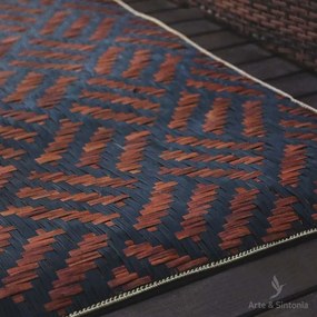 Tapete Vermelho Urucum e Preto | Manaus