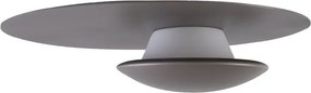 Plafon Led De Sobrepor 18w 127v 2700k Outlier - GRAFITE